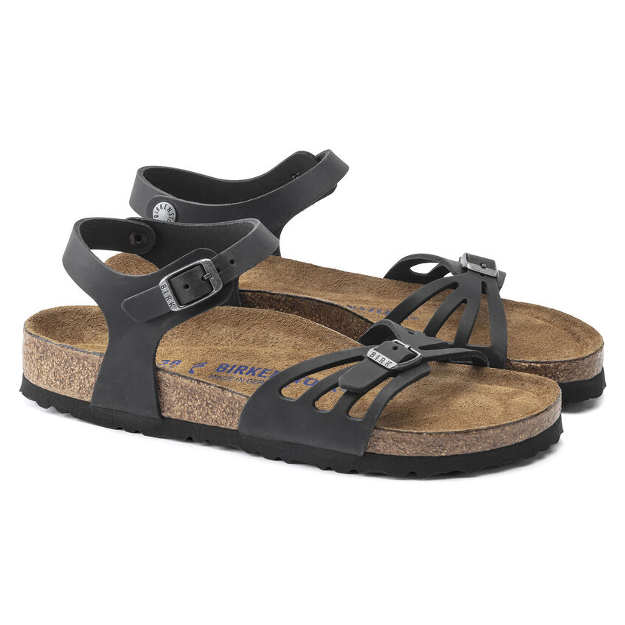 Birkenstock -Bali soft Footbed -Black oiled Leather