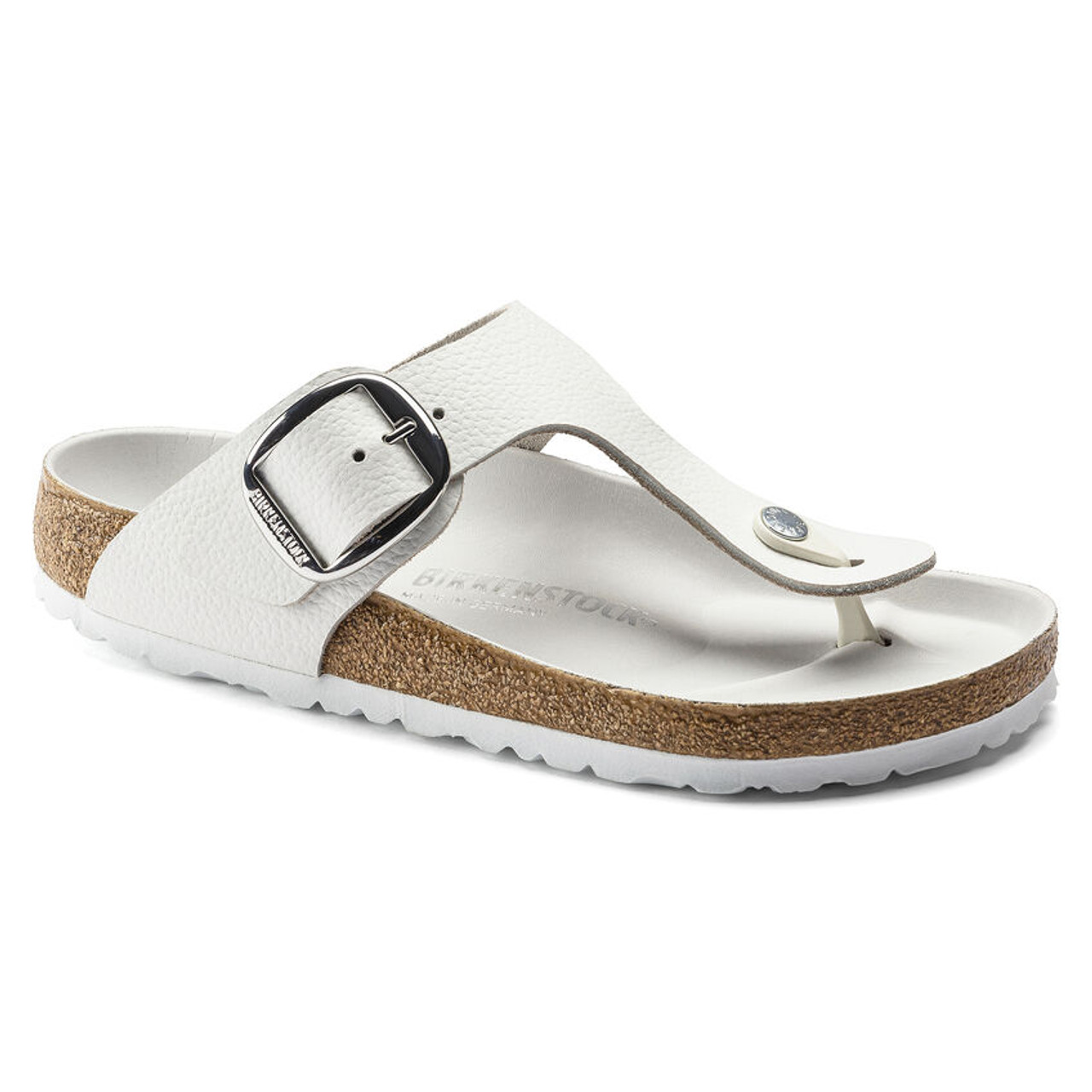 Birkenstock - Gizeh Big Buckle Sandal - White leather