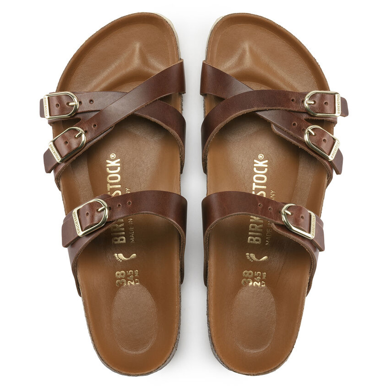 Birkenstock Franca Oiled Leather Sandal - 9890028 | HSN