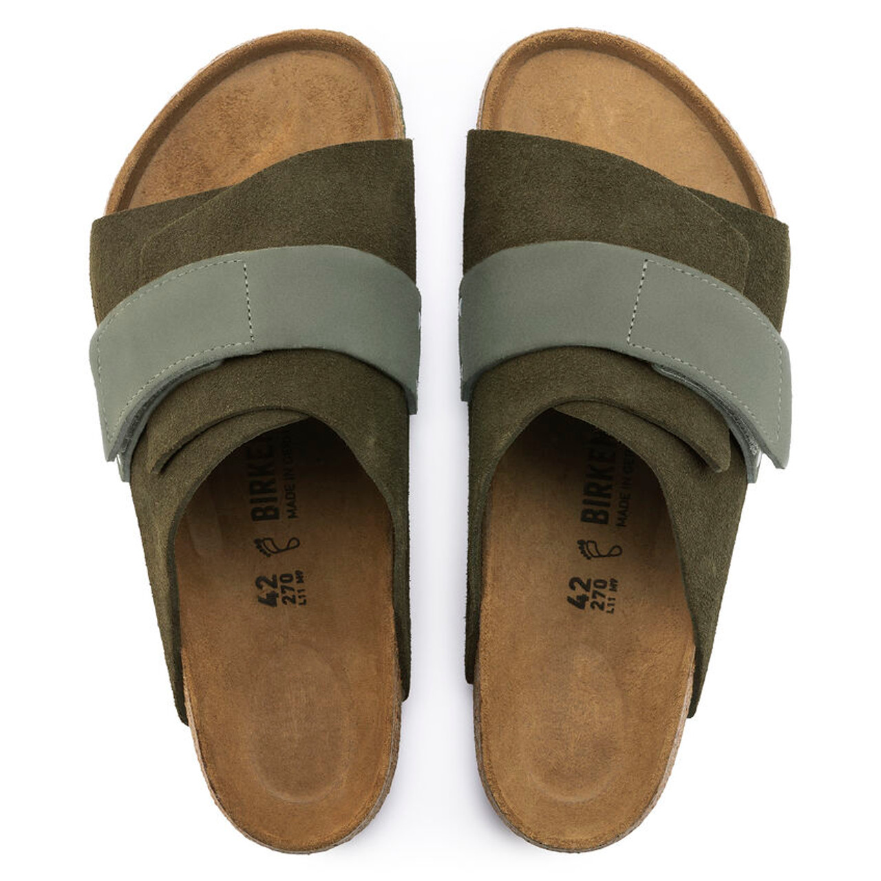 Kyoto Thyme Suede Leather - Unisex Sandal