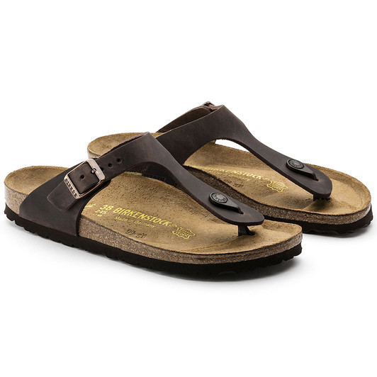 Birkenstock Women's Gizeh Habana Oiled Leather Sandal