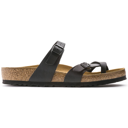 Birkenstock Mayari Black Birko Flor - Women's Sandal