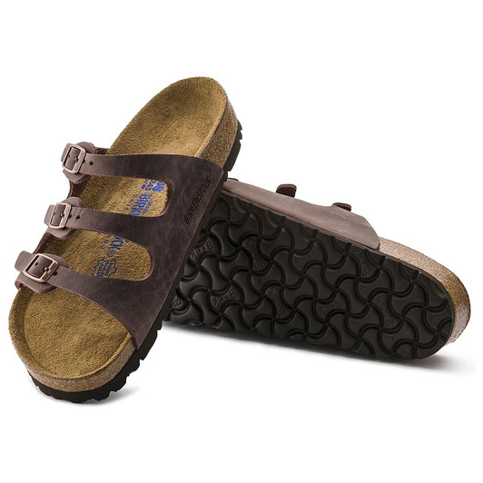 Birkenstock Women's Florida Soft Footbed Habana Oiled Leather Sandal