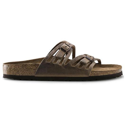 Birkenstock Women's Granada Soft Footbed Tobacco Oiled Leather Sandal