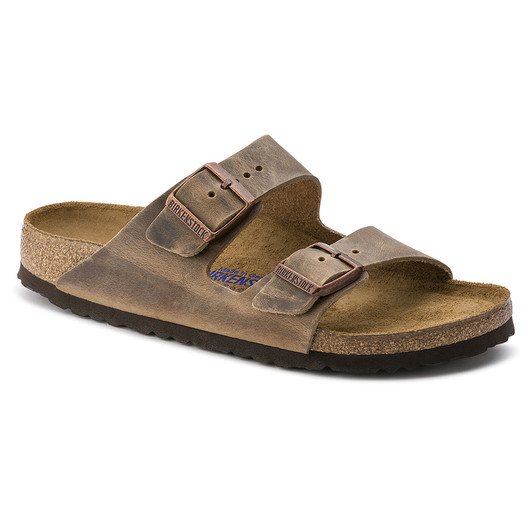 Birkenstock Unisex Arizona Soft Footbed Tobacco Oiled Leather Sandal