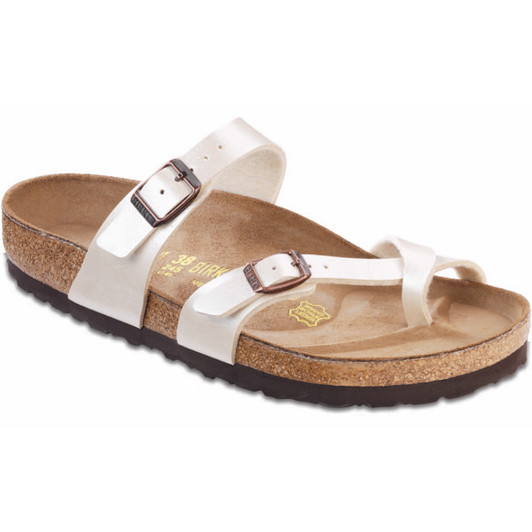 Birkenstock Women's Mayari Graceful Pearl White Sandal