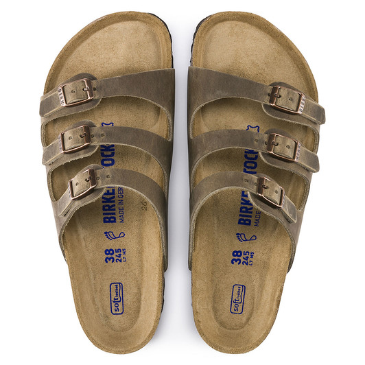 Birkenstock Florida Soft Footbed Tobacco Oiled Leather - Women's Sandal