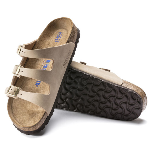 Birkenstock - Florida Fresh Soft Foot Bed Sandal - Sandcastle Nubuck 