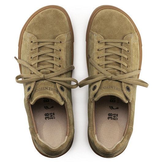 Birkenstock Bend Low Faded Khaki Suede Leather - Unisex Shoe