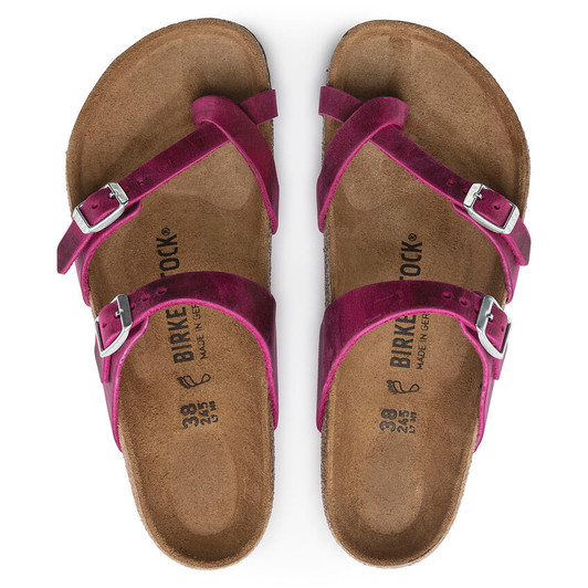 Birkenstock Women's Mayari Festival Fuchsia Oiled Leather Sandal