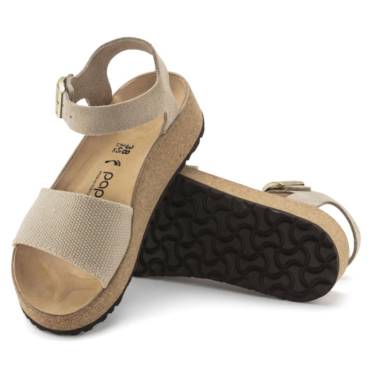 Papillio Glenda Sandcastle Suede/Textile Leather - Women's Sandal