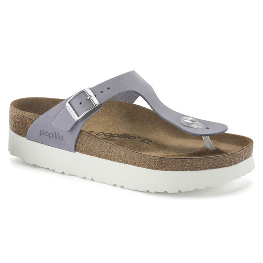 Gizeh Platform Purple Fog Nubuck Leather - Women's Sandal (1024593)