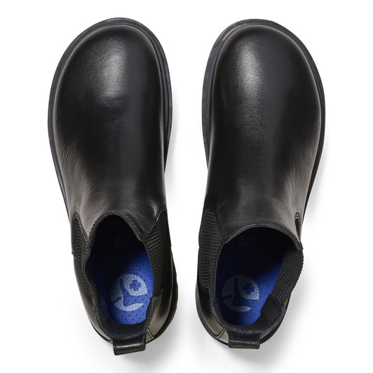 Birkenstock Highwood Deep Blue Black Leather - Women's Boot