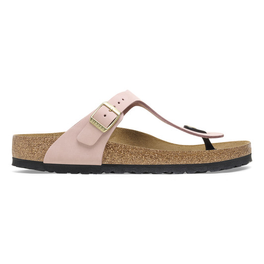 Birkenstock Gizeh Soft Pink Nubuck Leather - Women's Sandal