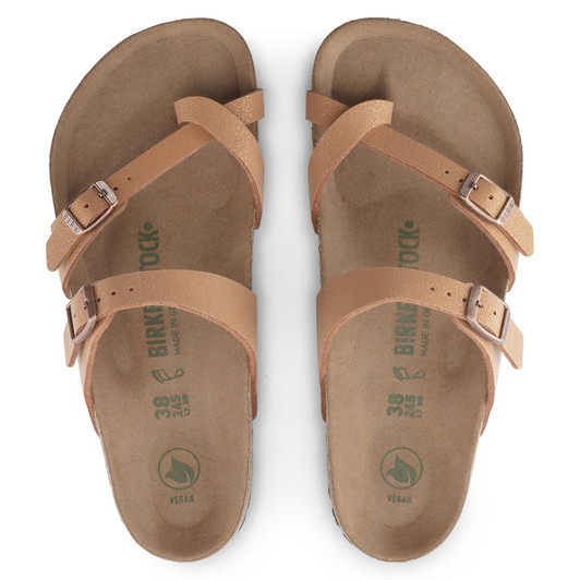 Birkenstock Mayari Vegan Pecan Birkibuc - Women's Sandal