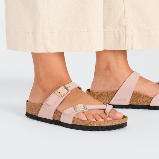 Birkenstock Women's Mayari Soft Pink Nubuck Sandal