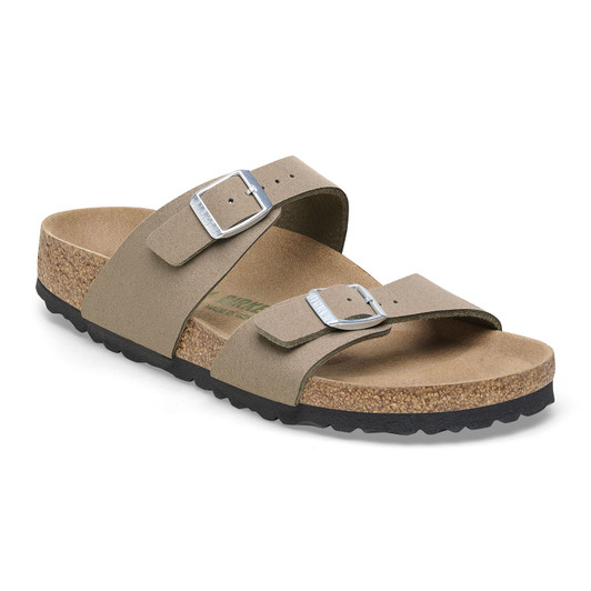 Birkenstock Women's Sydney Vegan Gray Taupe Sandal