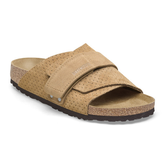 Birkenstock Kyoto Dotted New Beige Suede Leather - Unisex Sandal