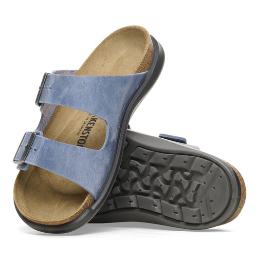 Birkenstock Arizona Crosstown Elemental Blue Oiled Leather - Women's Sandal