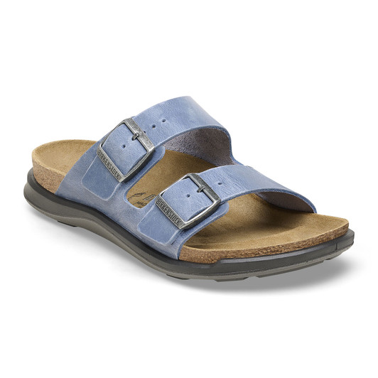 Birkenstock Arizona Crosstown Elemental Blue Oiled Leather - Women's Sandal