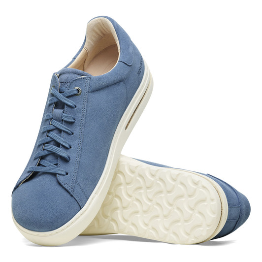 Birkenstock Women's Bend Low Elemental Blue Suede Sneaker