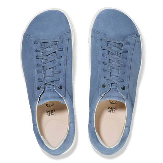 Birkenstock Women's Bend Low Elemental Blue Suede Sneaker