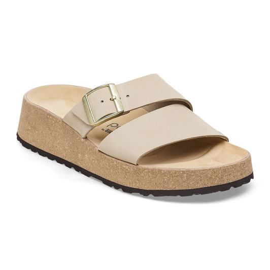 Birkenstock Women's Almina Sandcastle Nubuck Leather Sandal