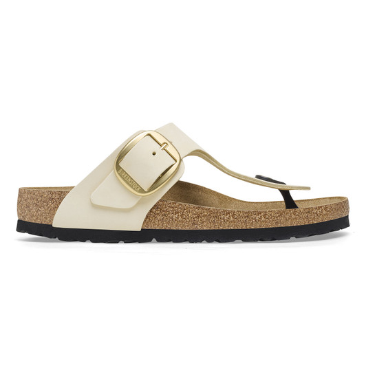 Birkenstock Gizeh Big Buckle Ecru Nubuck - Women's Sandal