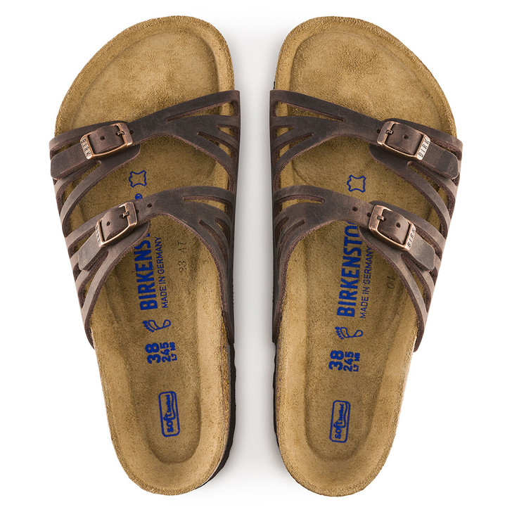 Birkenstock Granada Soft Footbed Habana Oiled Leather - Women's Sandal 