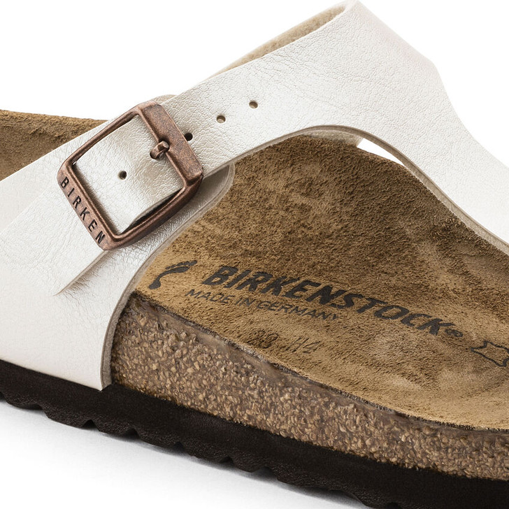 Birkenstock Gizeh Graceful Pearl White / Antique Lace Birko Flor - Women's Sandal