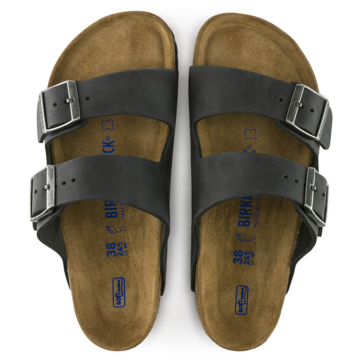 Birkenstock Arizona Black Oiled leather - Unisex Sandal