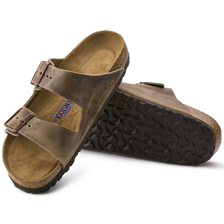 Birkenstock Arizona Soft Footbed Tobacco Oiled Leather - Unisex Sandal