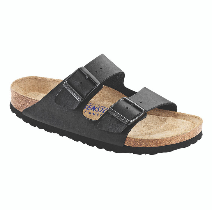 birkenstock arizona slim soft black