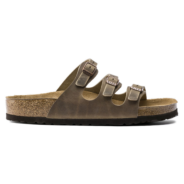 Birkenstock Florida Soft Footbed Tobacco Oiled Leather - Women's Sandal