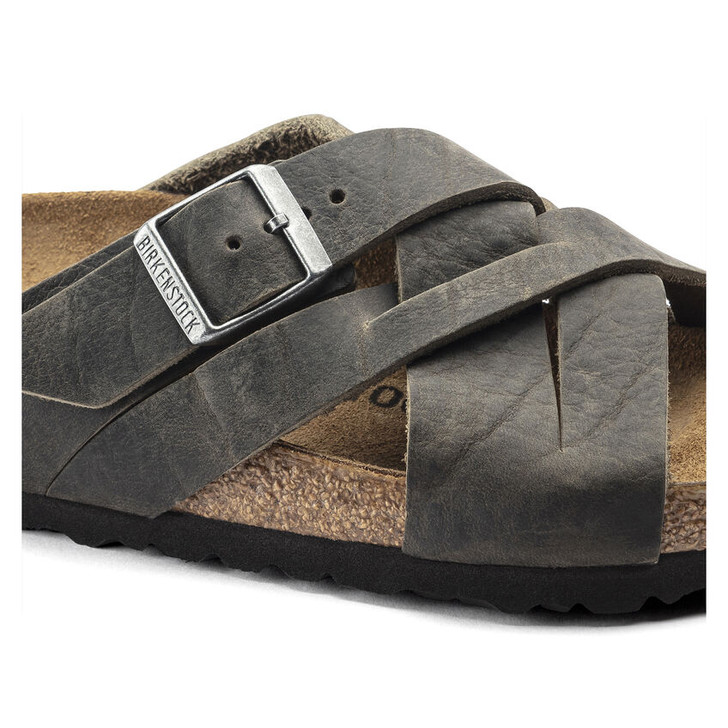 Birkenstock - Lugano Sandal - Camberra Faded Khaki Oiled Leather