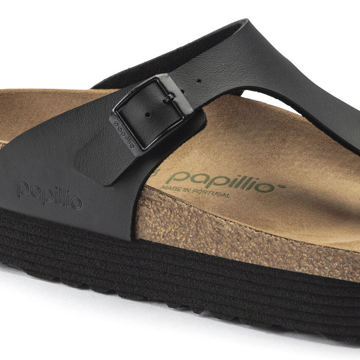 Gizeh Papillio Platform Vegan Black Birko Flor - Women's Sandal (1018546)