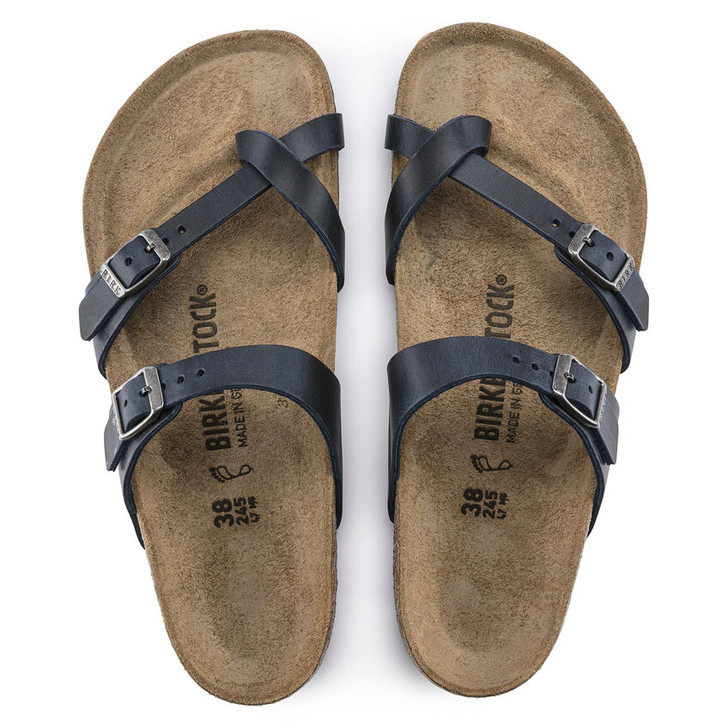 Birkenstock Mayari Blue Oiled Leather - Women's Sandal