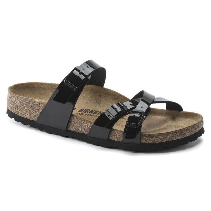 Birkenstock - Franca Sandal - Black Patent Birko Flor 