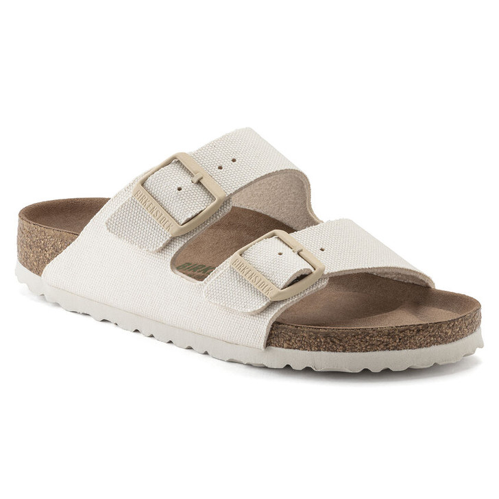 Birkenstock - Arizona Vegan Sandal - Egg shell Micro Fiber