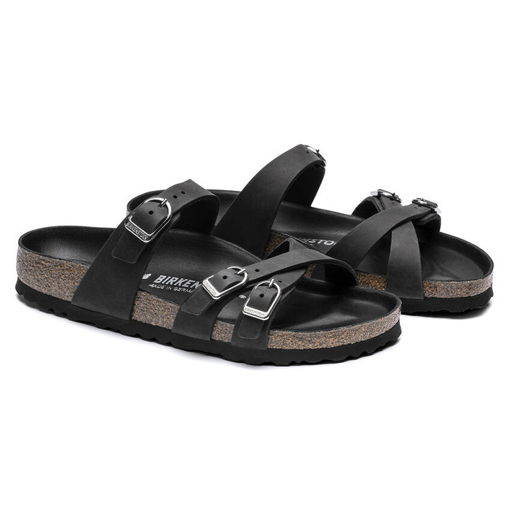 Birkenstock - Franca Sandal - Black Oiled Leather