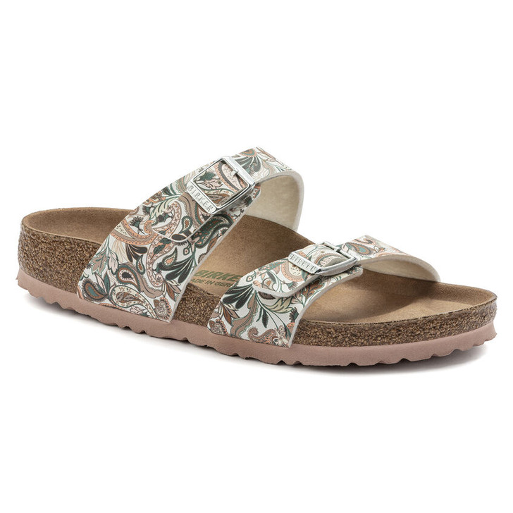 Birkenstock - Sydney Vegan Sandal - Paisley Light Rose Birko Flor