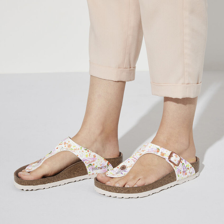 Birkenstock - Gizeh Vegan Sandal - Summer Rose Gold Birko Flor