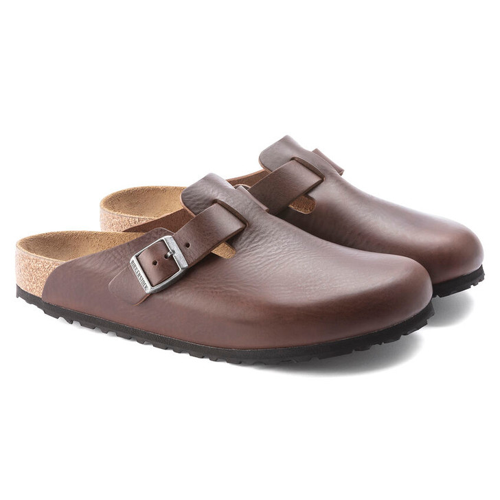 Birkenstock - Boston Grip - Vintage Wood Roast Leather