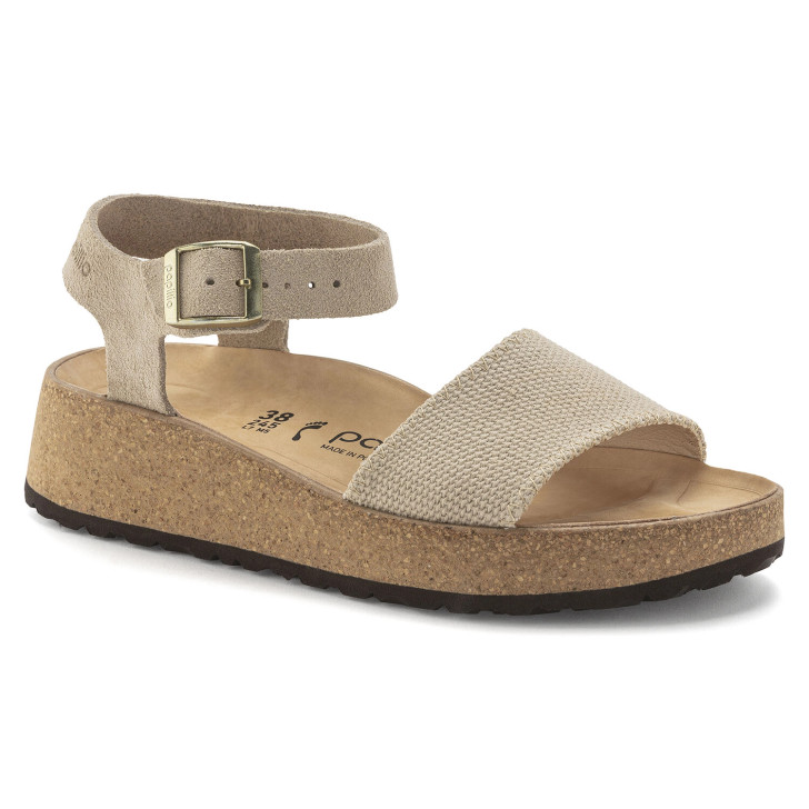 Papillio Glenda Sandcastle Suede/Textile Leather - Women's Sandal