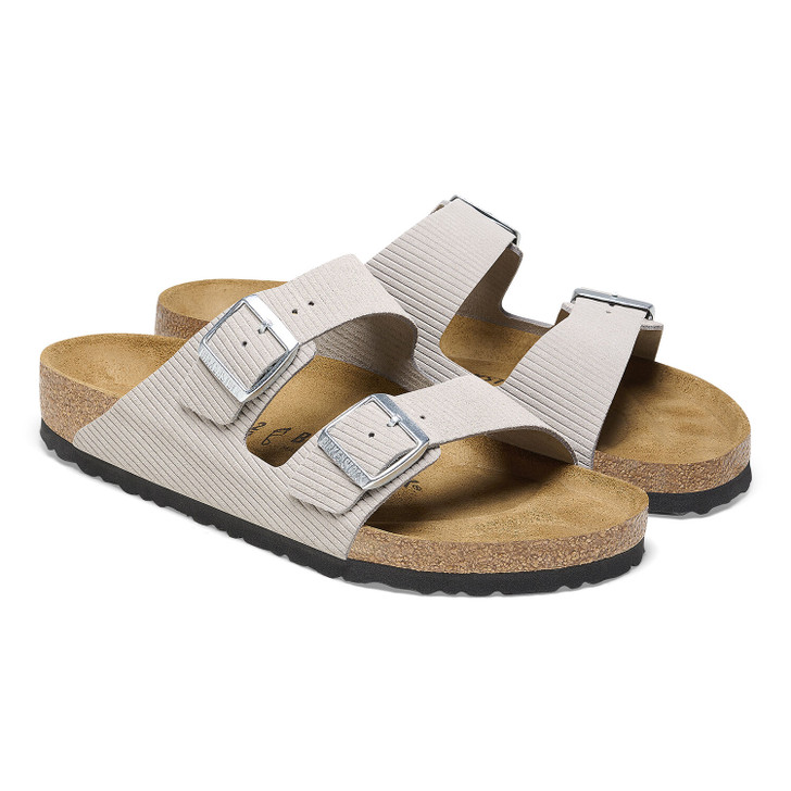 Birkenstock Arizona Corduroy Stone Coin Suede Leather - Women's Sandal