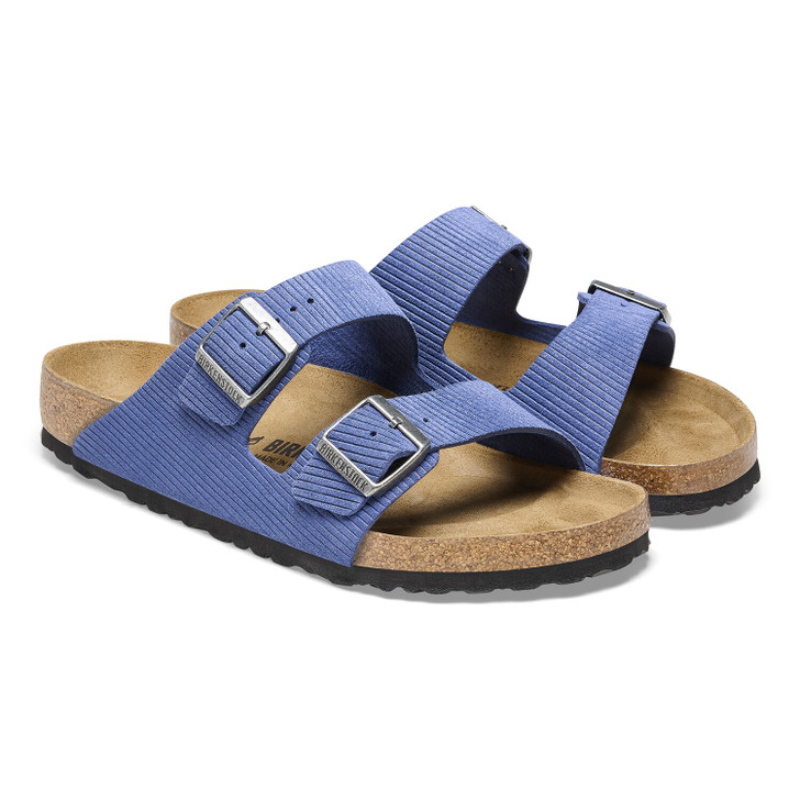 Birkenstock Arizona Corduroy Indigo Suede - Women's Sandal