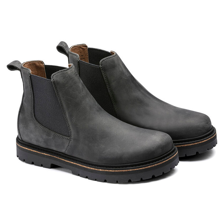 Birkenstock Stalon Graphite Nubuck Leather - Unisex Boot