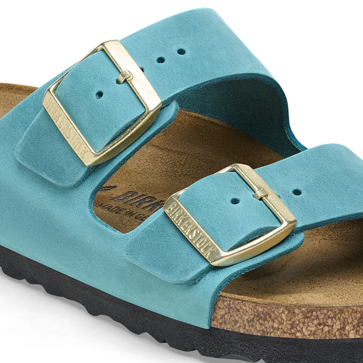 Birkenstock Women's Arizona Biscay Bay Oiled Leather Sandal