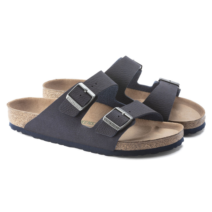 Birkenstock Arizona Vegan Synthetics Desert Indigo Blue - Men's Sandal