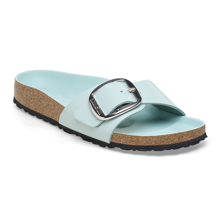 Birkenstock Madrid Big Buckle High Shine Surf Green - Women's Sandal